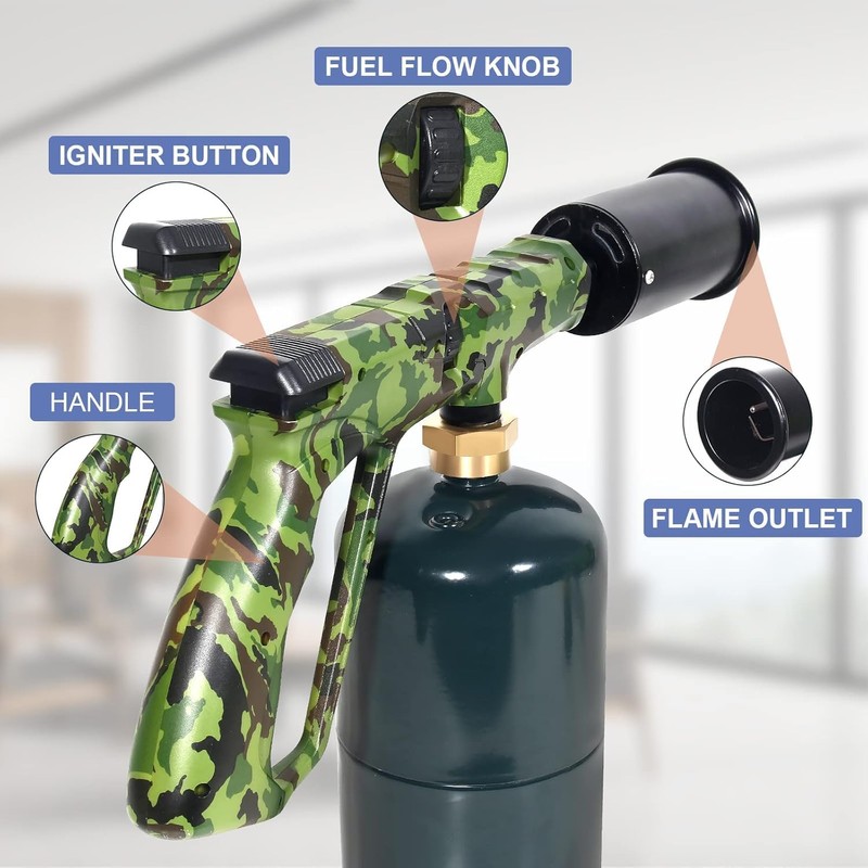 Sondiko Propane Torch Head, Powerful Kitchen Torch for Cooking, BBQ,