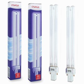 DUOPACK UV-C UV Light Lamp Tube 11 Watt UVC-11 PL G23