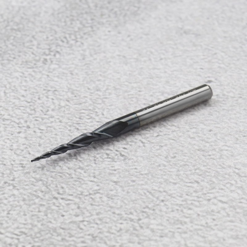 ECSiNG Tapered Ball Nose End Mill with 0.25mm Ball Nose