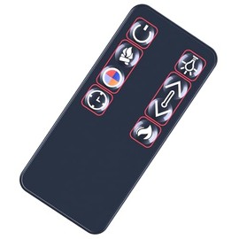 PZL Remote Control Replacement Compatible with Real Flame Electric Fireplace 4199 5950 13051E 13051E-WSTC 4020E 4020E-BNE 4020E-DW 4020E-BLK 7760E 7760E-W 5010E 5010E-W 5010E-GRY 5010E-DW G1200E