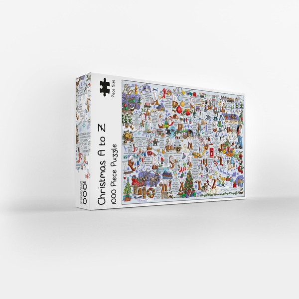 Emma Joustra Jigsaw Puzzle 'Festive A-Z' 1000 Piece | Great