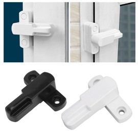 Sliding Window Lock - Window Sash Locks, Sash Lock for Vertical and Horizontal Sliding Window, Window Latch Replacement, T-Shape Design for Sliding Windows, 2.5 Inch Deep Offset Latch (White)