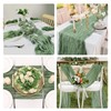 Sage Green Table Runner - 2 Pcs 10FT Gauze Cheesecloth