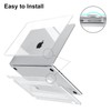 EooCoo Case Compatible with MacBook Air 13.6 Inch M2 A2681