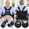 Adjustable Wheelchair Torso Support Vest for Adults – Black Positioning