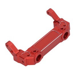 RC Front Bumper Bracket All Metal Structure High Hardness RC Bumper Mount Stand for Axial SCX6 1/6 RC Vehicle Red