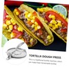 Garneck 6.5 Inch Tortilla Press & Roti Maker - Dough