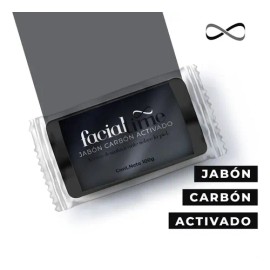 Facial Time Jabón De Carbón Activado En Barra 100 Gr Limpia