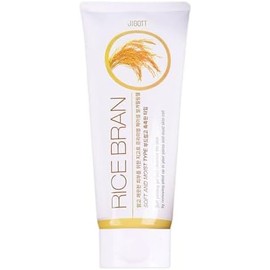 JIGOTT Gel exfoliante facial premium con extracto de salvado de arroz, elimina piel muerta y residuos en poros. 180 ml.