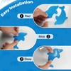S&X Bathtub Non Slip Stickers,Grippy Dolphin Adhesive Treads – Fine