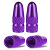 BOROLA Presta Valve Caps 4 Pack Anodized Aluminum Alloy Bicycle