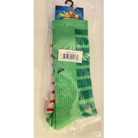 Dragon Ball Z Shenron Anime Green Athletic Cosplay Crew Socks Funimation Toei