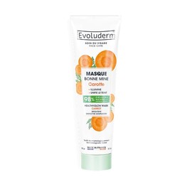 EVOLUDERM Carrot Mask 150ml 98% Natural Origin Vegan Made in France
