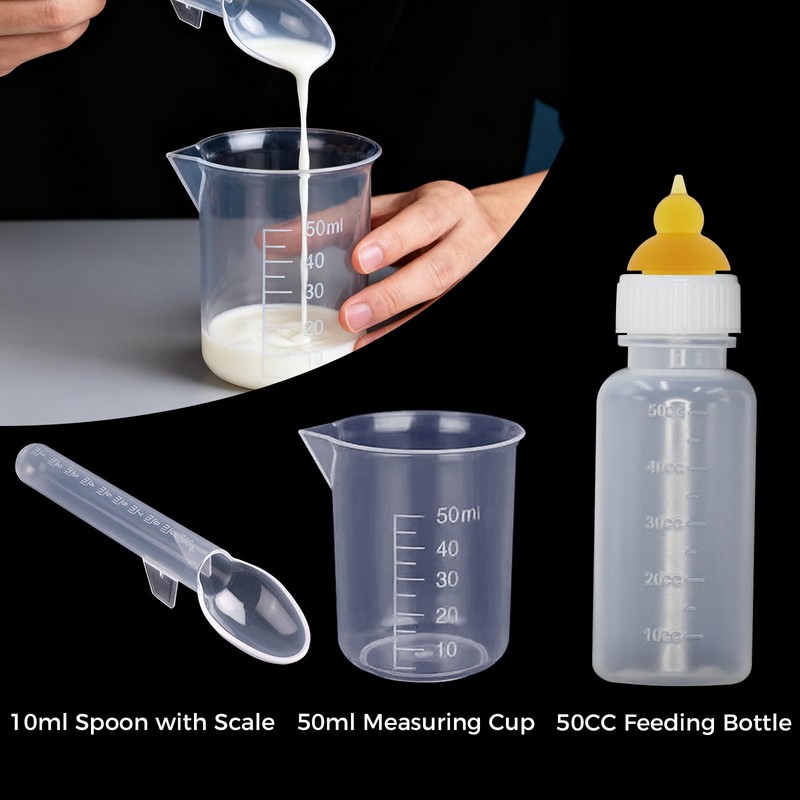 Kitten Nursing Bottle, Pet Feeding Nipple, Milk Nursing Bottles Kits