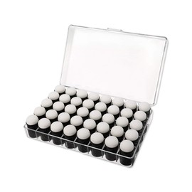 DS. DISTINCTIVE STYLE 40 Pieces Finger Sponge Dauber with Storage Case Craft Daubers for Chalk Ink Painting Card Making