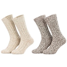 Piarini 4 pairs, Norwegian socks for men and women from sheep's wool, grey, natural blue, anthracite, mottled 35-38, 39-42, 43-46, 47-50. -