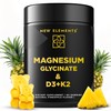 Calm Magnesium Glycinate Gummies 500mg with High-Potency Vitamin D3 10000iu