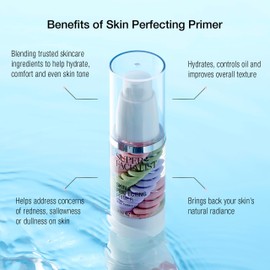 Super Facialist Skin Perfecting Primer - Base Face Primer to Hydrate, Protect & Refine with Colour Corrector Technology, Hyaluronic Acid & Niacinamide, Vegan Friendly Make Up Primer, 30ml