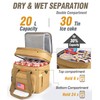 CaCTOUR Lunch Box for Men,Double Deck Tactical Lunch Bag with