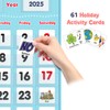 Educational Calendar and Weather Pocket Chart Set for Kids -