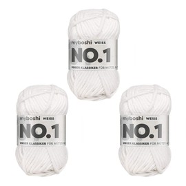myboshi Crochet and Knitting Yarn | Model: No. 1 with Merino Wool | Thick Yarn