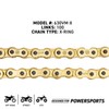 NICHE Gold 630 X-Ring Chain 100 Links With Connecting Master