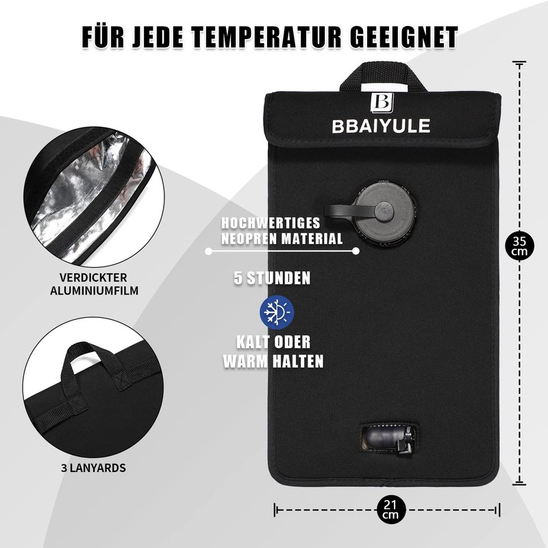 Hydration Bladder 2L/3L, Hydration Backpack BPA Free & Tasteless Hydration