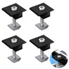Pack of 4 Solar Panel Brackets 30 mm Aluminium Alloy