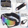 ZANZER Adult Ski Goggles, 2-Pack Snowboard Goggles for Youth, Teens,