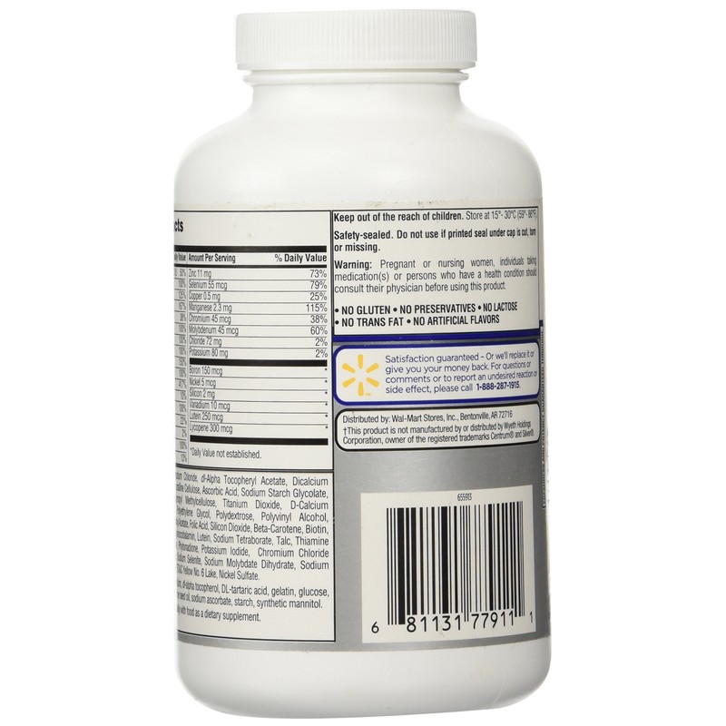Equate Mature Adults 50+ Multivitamin 220 c
