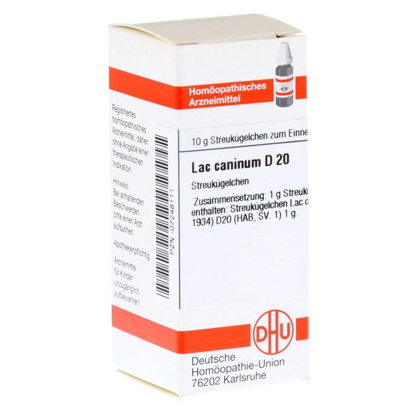 DHU Lac Caninum D20 Spreading Balls 10 g Globules