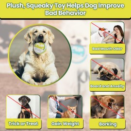 PUP Pouch Funny Parody Dog Toy | Plush Squeaky & Durable | Interactive Chew Toy for Small, Medium & Large Dogs | Upgraded Tough Fabric | Puppy Gift | Stuffed Novelty Crinkle Toy | Cool Pet Present