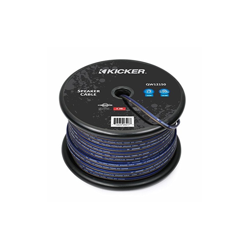 KICKER QW12150 12AWG Speaker Wire Spool 150FT