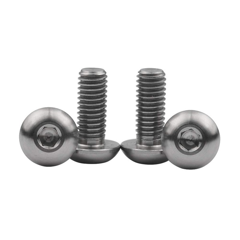 Ruifu Bicycle Bottle Cage Titanium Alloy Bolts ISO7380 M5x8mm M5x10mm