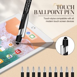 20 Pcs Christian Engraved Gift Pens Funny Pen Bible Verse Pen Motivational Scripture Ballpoint Pen Office Quotes Pen Vibrant Inspirational Pen Positive Message Pen for Colleague Coworker, Black Ink