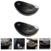Housoutil Chopstick Rests Holders Ceramic, 2PCS Japanese Spoon Rest, Mini