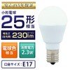 アイリスオーヤマ LED電球 口金直径17mm 25W形相当 電球色 全方向タイプ LDA2L-G-E17/W-2T5