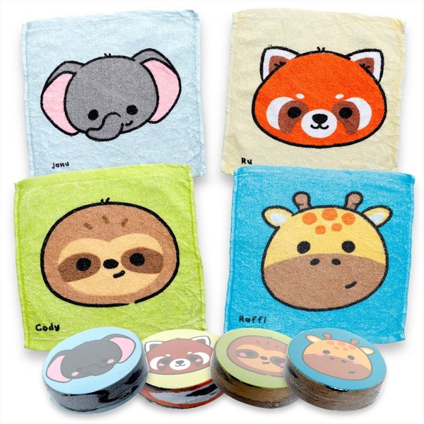 MIK funshopping Set of Magic Washcloths, Magic Cloth, Magic Towel,
