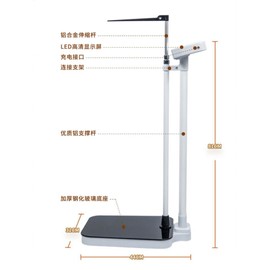 키재기 신장계 키몸무게기계 헬스장 신체 측정기 [1 100KG 베이직 체중계 (10 선택)] Height Measuring Body Weight Scale Gym Body Measurement Device [1 100KG Basic Weighing Scale (10 Options)]