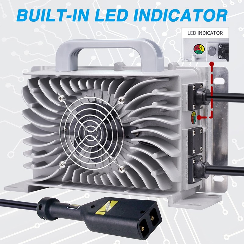 Cllena Waterproof 20 AMP EZGO TXT Battery Charger for 36