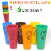 Okutani CO Smile Smile Cup Set of 6 Colors (Blue/Red/Brown/Orange/Yellow/Green)