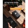 YESIIW Men's Airtag Wallet with Coin Compartment, Slim Wallet with