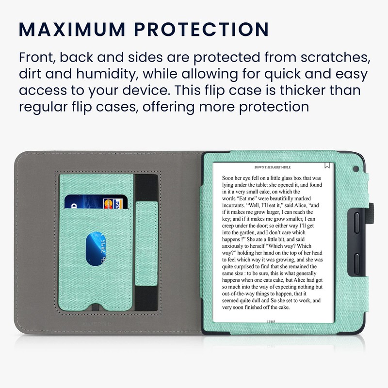 kwmobile Case Compatible with Kobo Libra 2 Case - Flip
