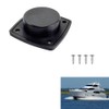 hobbyhub 4pcs Marine Flush Pull Door Handle, Black Nylon Square
