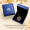 CDE Women's Heart Necklace 925 Sterling Silver Birthstone Necklaces Jewellery