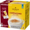Gevalia Cappuccino Espresso K-Cup Coffee Pods (9 Pods and Froth