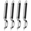 4PCS Vegetable Peeler, Good Grip Vegetable Peeler, Orange Citrus Peeler,