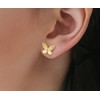 Princess Collection - "Golden Butterfly" - 12.8 mm (0.15 Carat/Pair)