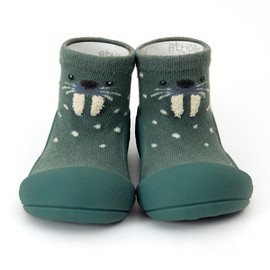 ATTIPAS Sealion 5.5 Baby First Step Socks Shoes for Toddler Infant Boy and Girl Essential Non-Slip First Walking Sneakers for Infants and Babies Non-Skid Walk Sneakers Rubber Sole Gift for Newborn