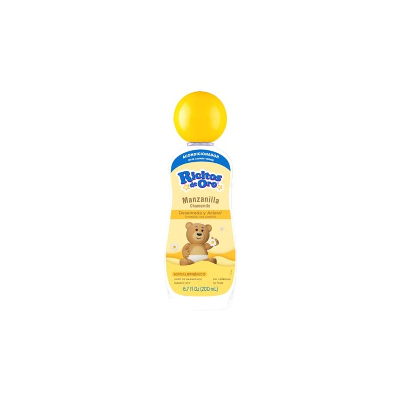 Ricitos de Oro, Acondicionador Manzanilla, 200 ml | Desenreda y